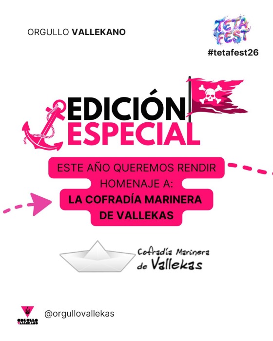 Este año el Tetafest tiene dedicatoria: Cofradía Marinera de Vallekas