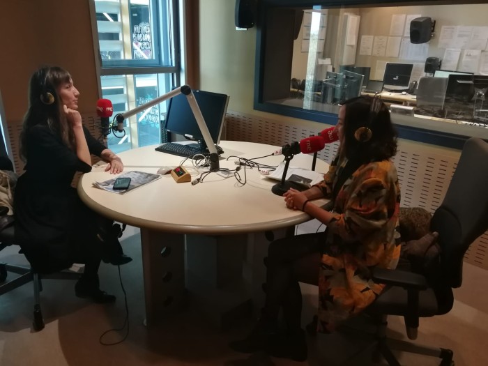 María en Radio3 (RNE) para celebrar el 105% conseguido!